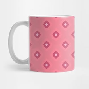 Pink Diamond Pattern 45 Mug